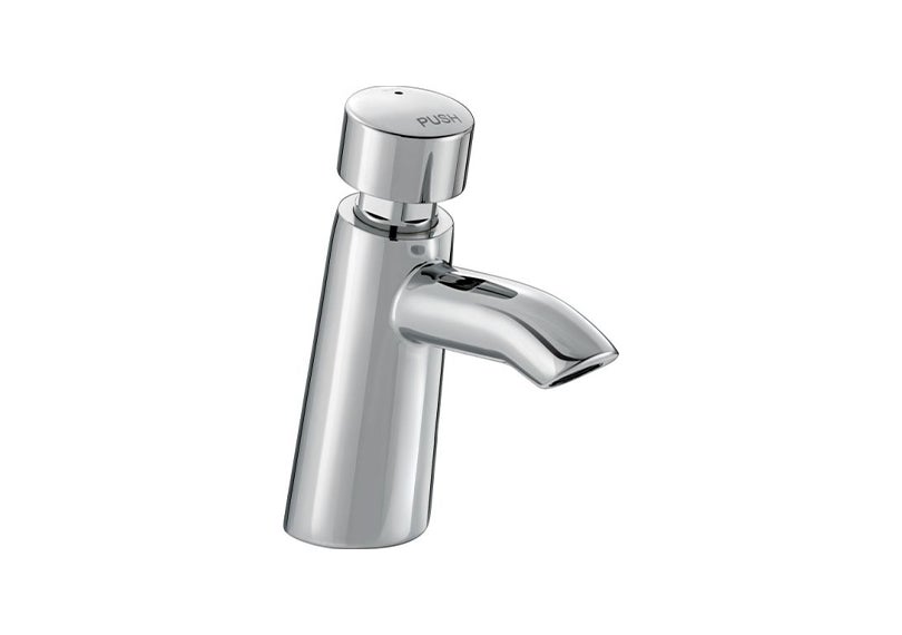 Self-closing tap - push type