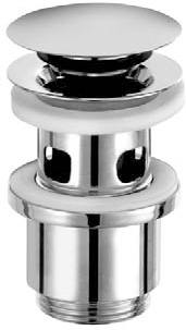 KLUDI push-open fastening basin waste valve G 1 1/4 inch