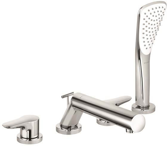 KLUDI OBJEKTA 4-hole bath and shower mixer DN 15