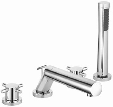 KLUDI BOZZ 4-hole bath and shower mixer DN 15