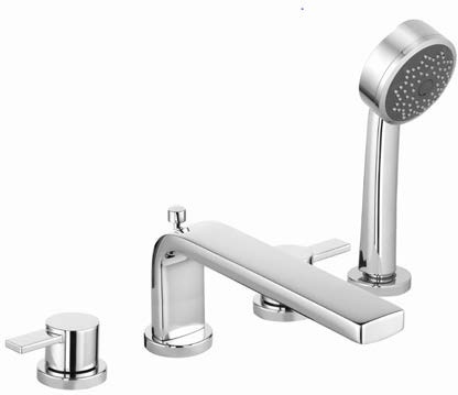 KLUDI ZENTA 4-hole bath and shower mixer DN 15