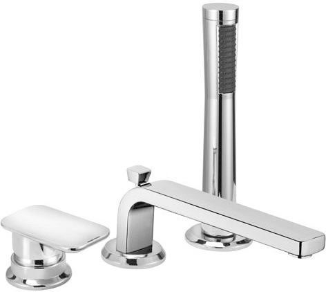 KLUDI E2 3 hole single lever bath and shower mixer DN 15