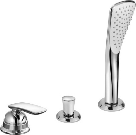 KLUDI BALANCE 3 hole single lever bath and shower mixer with diverter