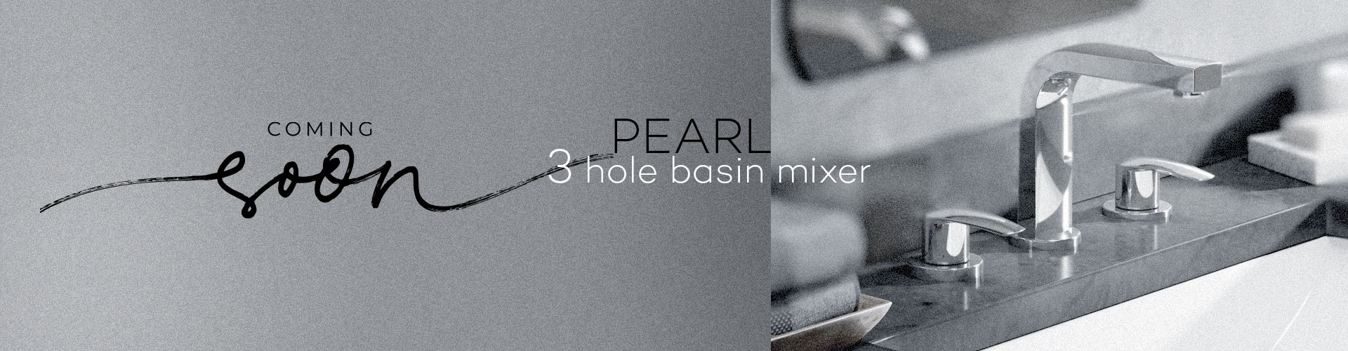 Pearl 3 Holes Basin Mixer