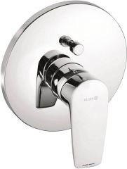 KLUDI PURE&SOLID concealed single lever bath and shower mixer DN 15, trim set