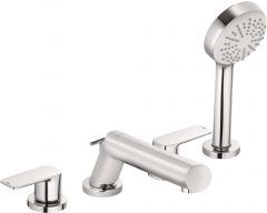 KLUDI PURE&STYLE 4-hole bath and shower mixer DN 15