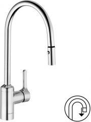 KLUDI BINGO STAR single lever sink mixer DN 15 with pull-out hand shower