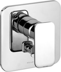 KLUDI E2 concealed bath/shower mixer, trim set with functional unit