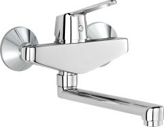 PEAK wall-mounted single lever sink mixer